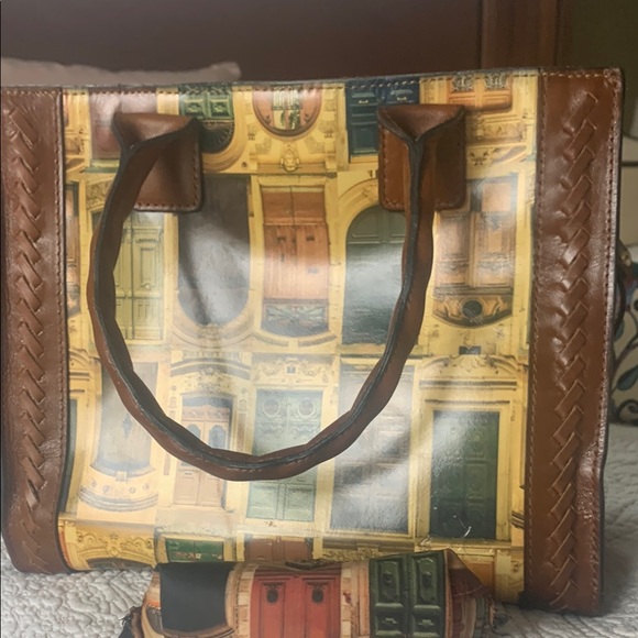 Brown Multi-Color Women's Bag - Picture 3 of 7